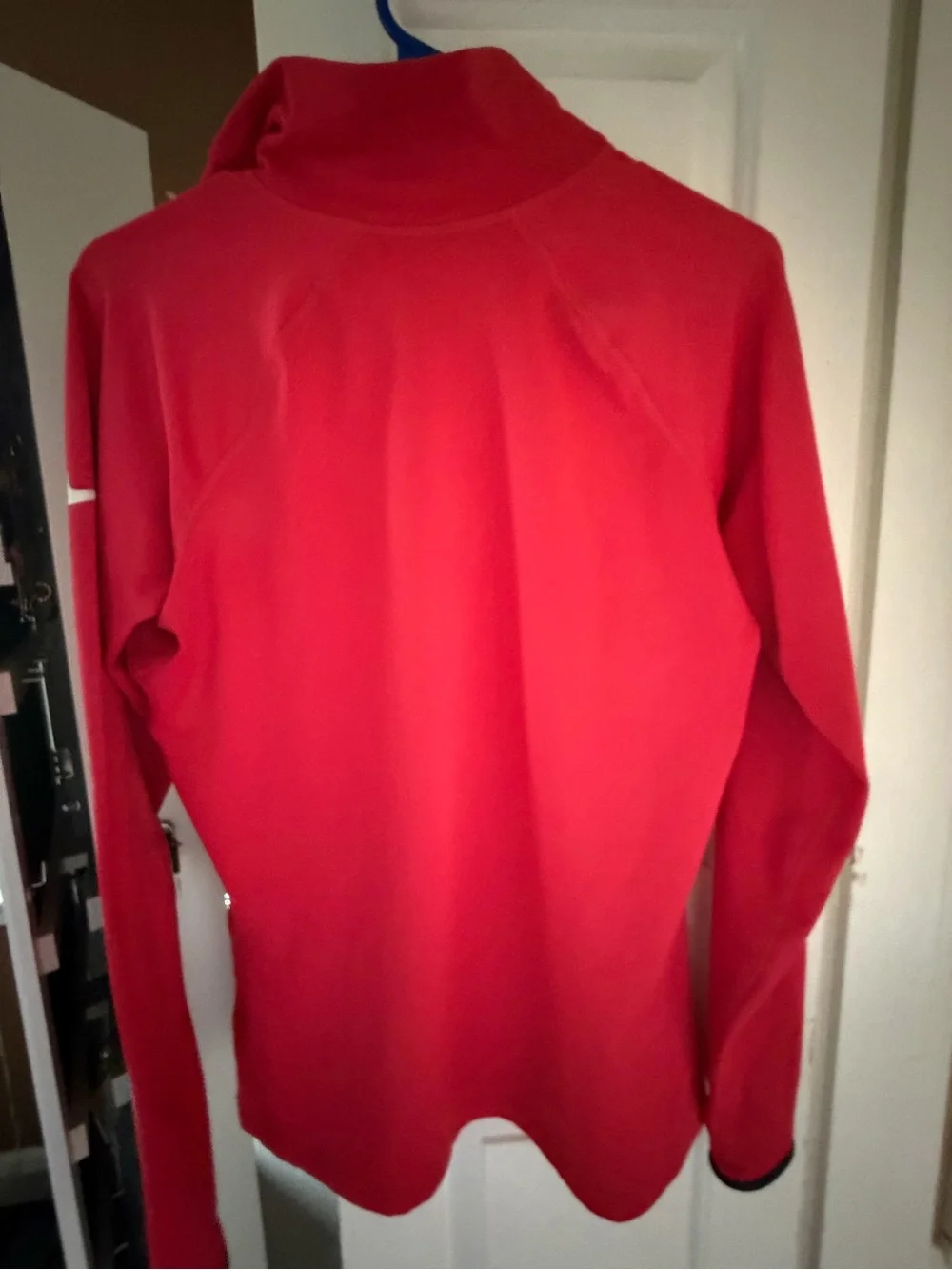 Nike Women's Red Half-Zip Pullover Sweatshirt, NWOT,